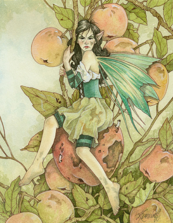 LARGE PRINT BAD APPLE FAIRY - Image 2