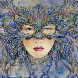 LARGE PRINT THE BLUE MASK