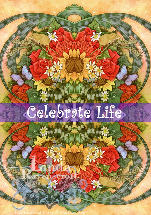INSPIRATIONS PRINT "CELEBRATE LIFE" - Image 2