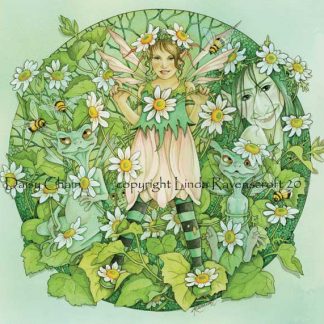 SQUARE PRINT DAISY CHAIN