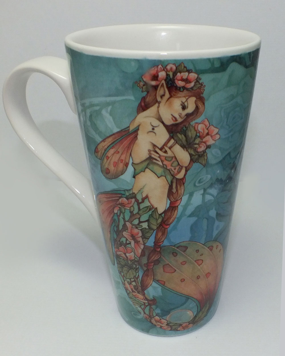 LATTE MUG MERMAIDS "SERENITY" WORDS AND WHISPERS - Image 4