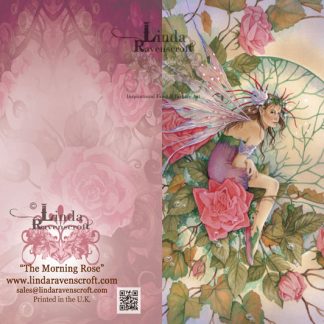 GREETING CARD LR MORNING ROSE