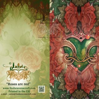 GREETING CARD LR ROSES ARE RED