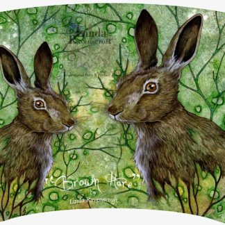 X LATTE MUG -vanishing series HARE TODAY: BROWN HARES