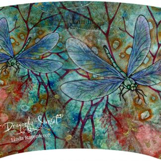 X LATTE MUG - vanishing series DRAGONFLY SUNSET