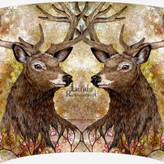 X LATTE MUG - vanishing series MONARCH: THE STAG