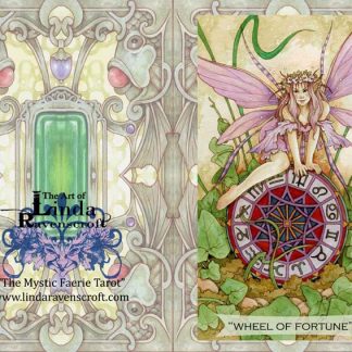 TAROT GREETING CARD - "WHEEL OF FORTUNE"