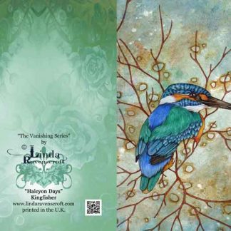 GREETING CARD - "HALYCON DAYS" - KINGFISHER