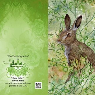 GREETING CARD - "HARE TODAY (GONE TOMORROW)" - BROWN HARE