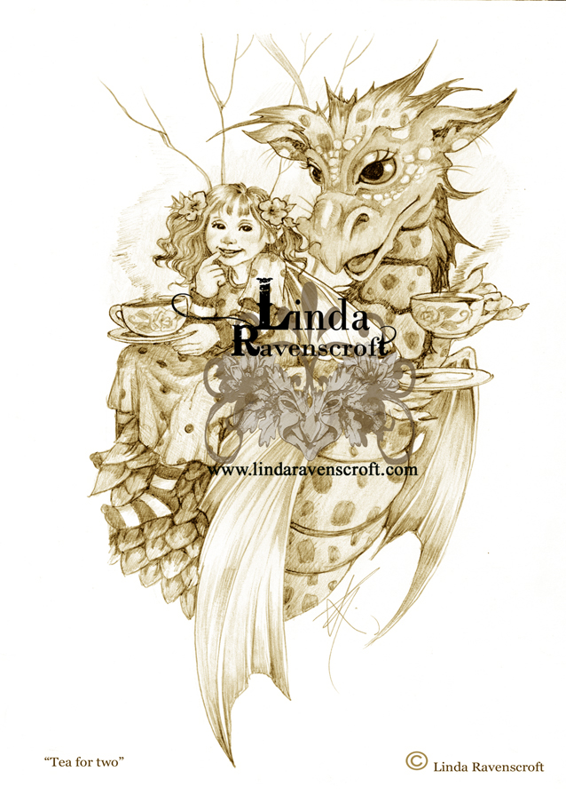 TEA FOR TWO COLOURING PAGES - Image 4